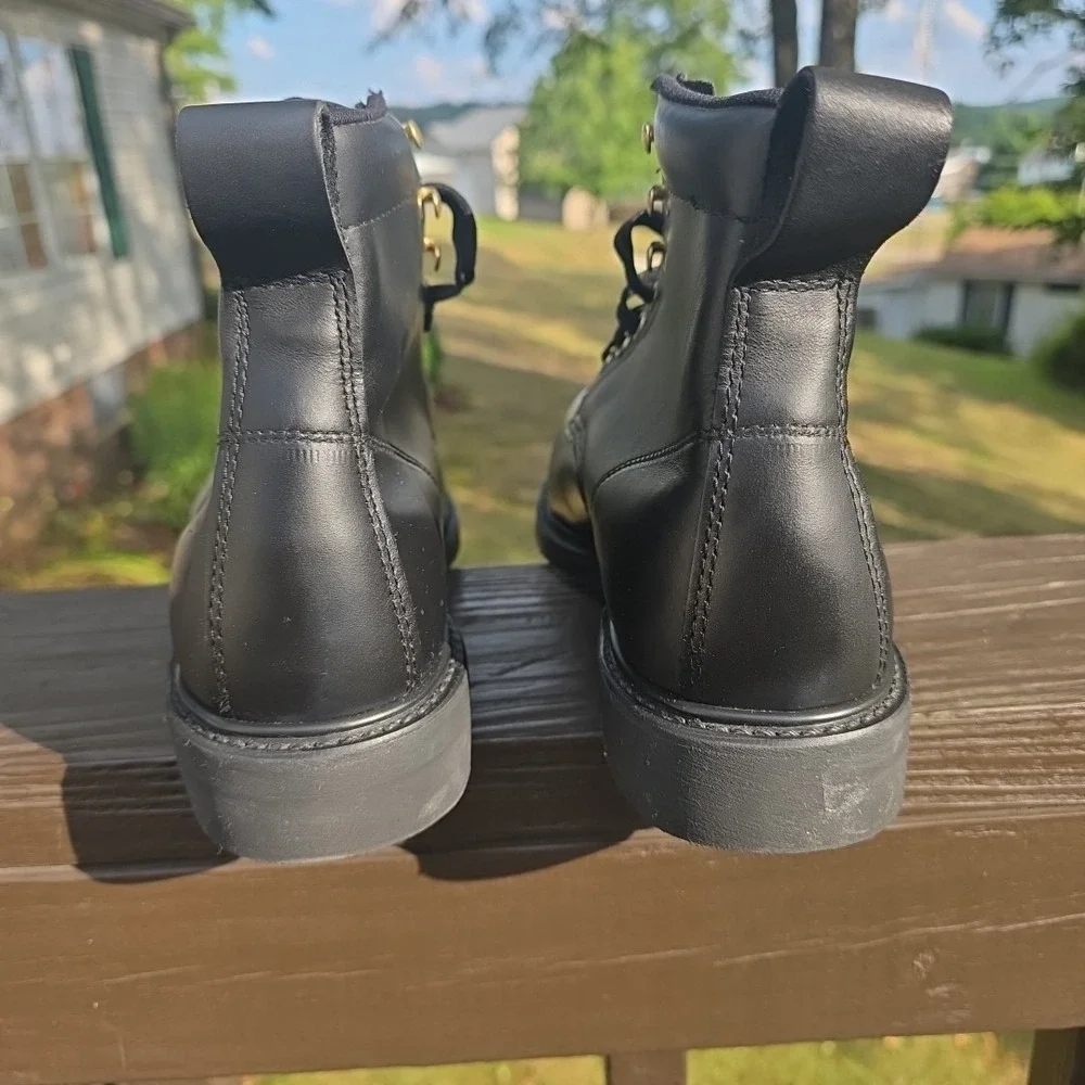 Work‎ American Mason Leather  Men's 6.5 Steel Toe Vibram Sole Weather Welt...